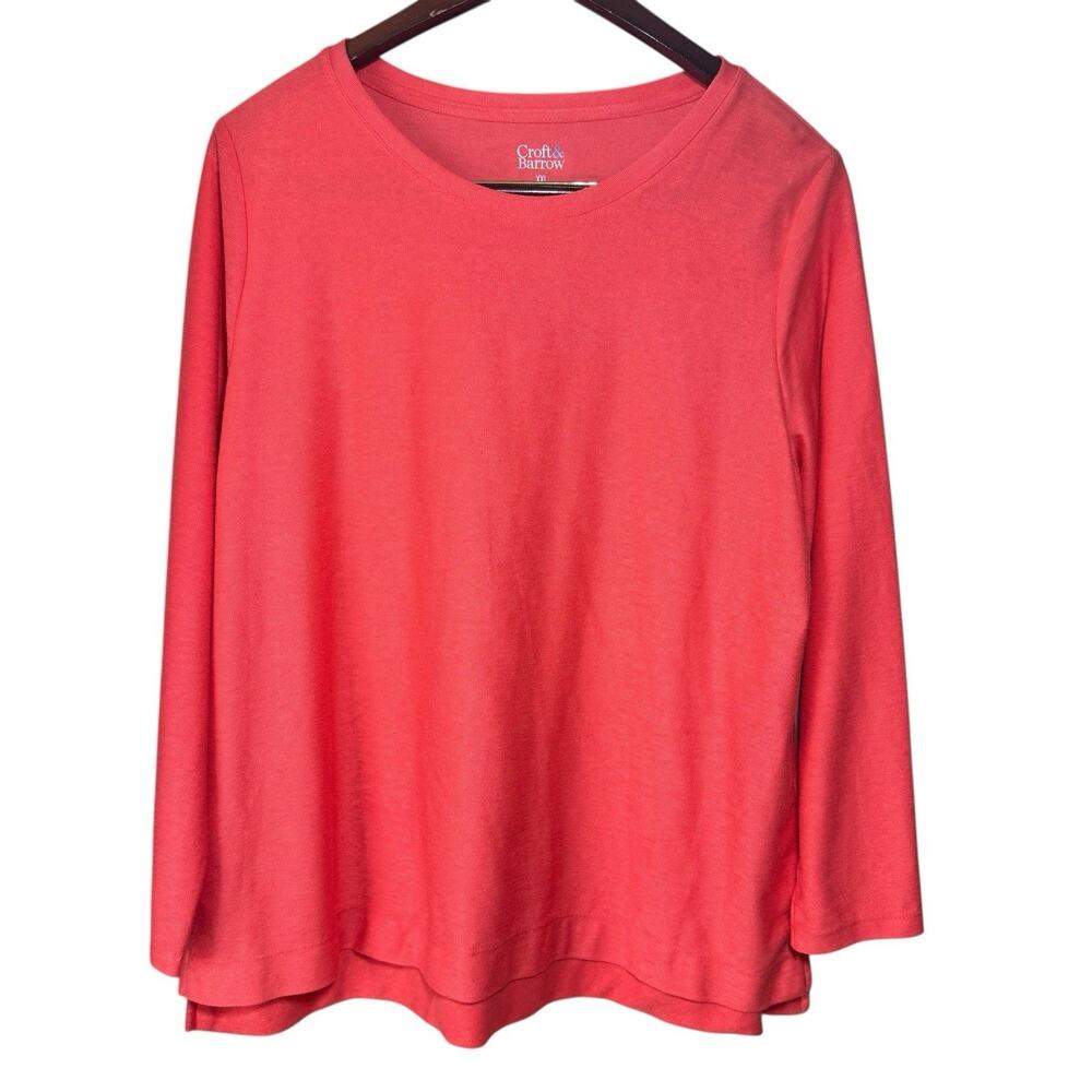 Croft & Barrow Women’s fleece long sleeve pullover Sweatshirt XXL NWT Plus-size